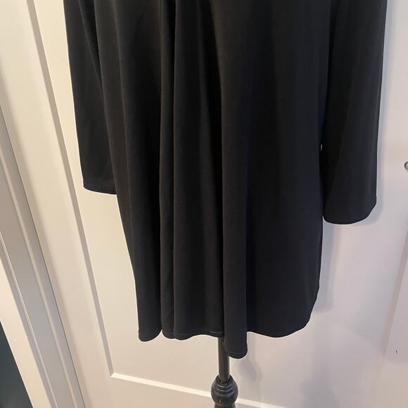 Simonton Says women's blouse Medium black blouse relaxed fit vintage Made in USA - Picture 4 of 10